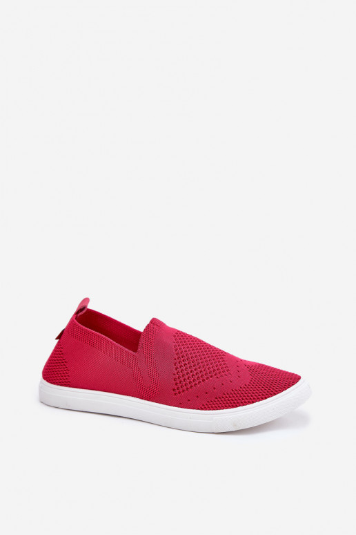 Feminin Turnschuhe Slip-on Big Star FF274A605 pinke Farbe