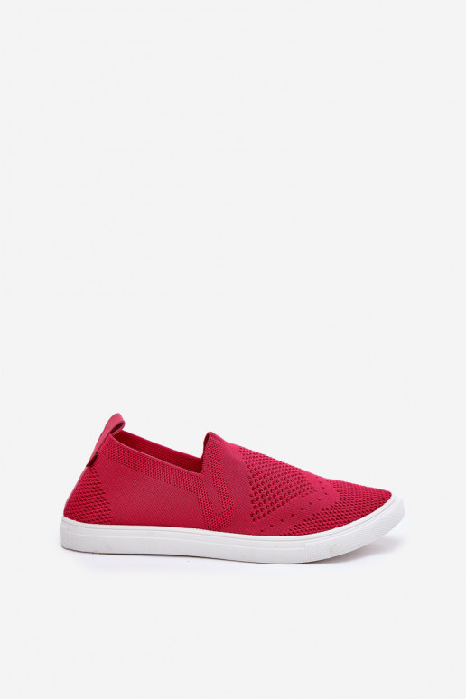 Feminin Turnschuhe Slip-on Big Star FF274A605 pinke Farbe