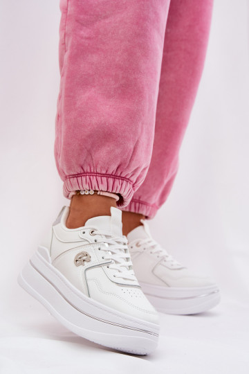 Feminin Turnschuhe mit einer Plattform Zueiße Farbe Caldeno 2