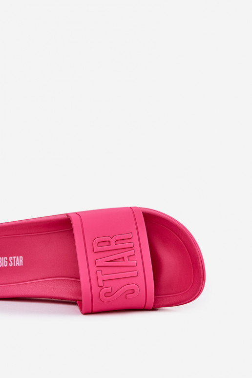 Damenhausschuhe Big Star NN274A668 pinke Farbe