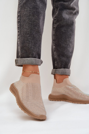 Ein überzeugendes Stilvollll Turnschuhe Feminin Mit Dekoration D&A TIN121 Beige 2