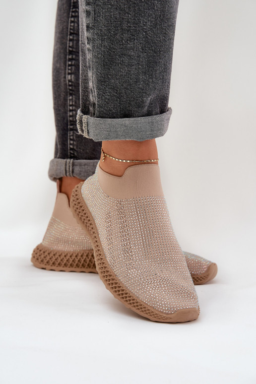 Ein überzeugendes Stilvollll Turnschuhe Feminin Mit Dekoration D&A TIN121 Beige Ein überzeugendes Stilvollll Turnschuhe Feminin Mit Dekoration D&A TIN121 Beige