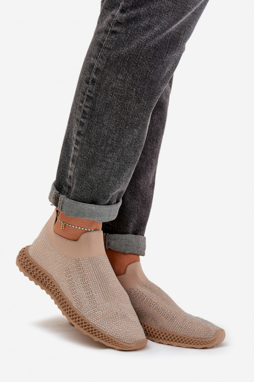 Ein überzeugendes Stilvollll Turnschuhe Feminin Mit Dekoration D&A TIN121 Beige Ein überzeugendes Stilvollll Turnschuhe Feminin Mit Dekoration D&A TIN121 Beige