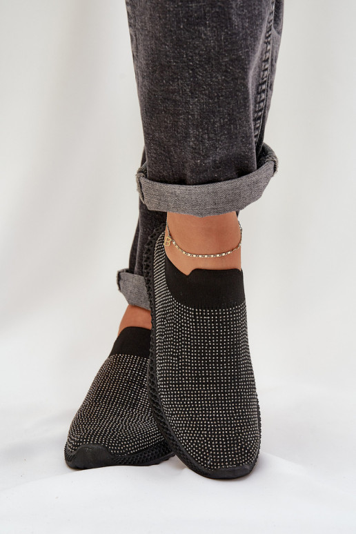 Ein überzeugendes Stilvollll Turnschuhe Feminin Mit Dekoration D&A TIN121 schZuarze Farbe Ein überzeugendes Stilvollll Turnschuhe Feminin Mit Dekoration D&A TIN121 schZuarze Farbe