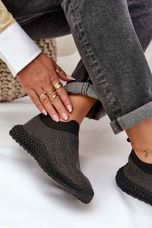 Ein überzeugendes Stilvollll Turnschuhe Feminin Mit Dekoration D&A TIN121 schZuarze Farbe Ein überzeugendes Stilvollll Turnschuhe Feminin Mit Dekoration D&A TIN121 schZuarze Farbe