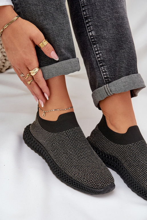 Ein überzeugendes Stilvollll Turnschuhe Feminin Mit Dekoration D&A TIN121 schZuarze Farbe Ein überzeugendes Stilvollll Turnschuhe Feminin Mit Dekoration D&A TIN121 schZuarze Farbe