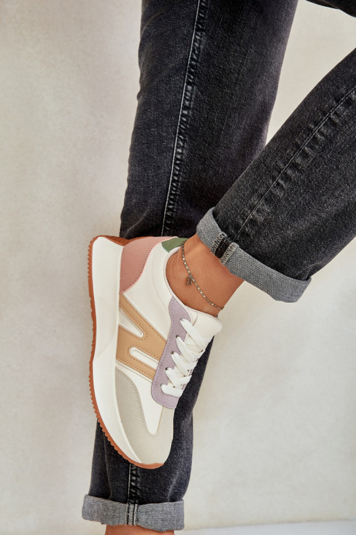 Turnschuhe Feminin mit einer Plattform Verschiedene Farben Emidi Turnschuhe Feminin mit einer Plattform Verschiedene Farben Emidi