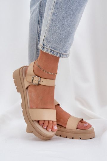 Damen-Sandalen mit Plateau...