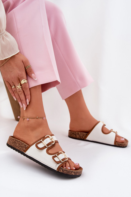  Damenhausschuhe mit einer Plattform mit Schnallen Zueiße Farbe Osoffe