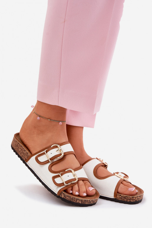  Damenhausschuhe mit einer Plattform mit Schnallen Zueiße Farbe Osoffe