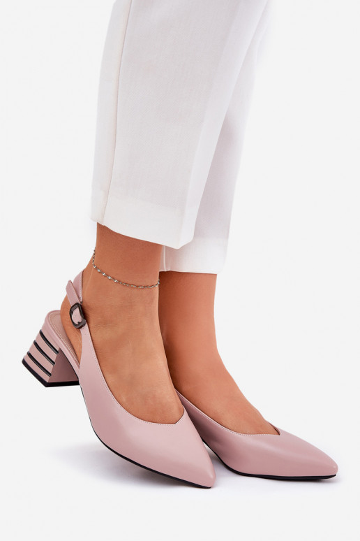 Damensandalen mit Absätzen Ze Szpiczastymi Noskami Vinceza 62217 pinke Farbe Damensandalen mit Absätzen Ze Szpiczastymi Noskami Vinceza 62217 pinke Farbe