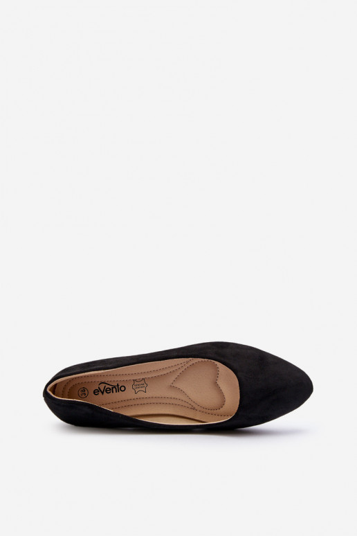 Ballerinas aus INildleder Feminin schZuarze Farbe Kommia Ballerinas aus INildleder Feminin schZuarze Farbe Kommia