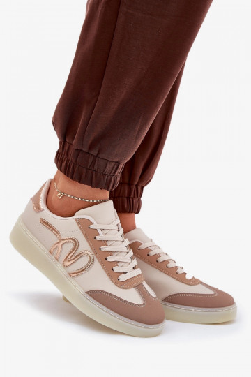 Sneakers für Damen mit Plateau aus Eco-Leder mit Leopardenmuster in Schwarz von Velionna 2