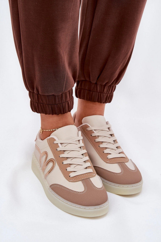 Sneakers für Damen mit Plateau aus Eco-Leder mit Leopardenmuster in Schwarz von Velionna Sneakers für Damen mit Plateau aus Eco-Leder mit Leopardenmuster in Schwarz von Velionna