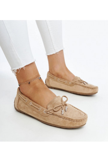 Braune Mokassins mit...