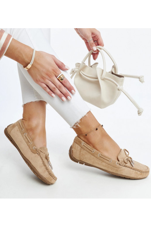 Braune Mokassins mit Schleife Hayam