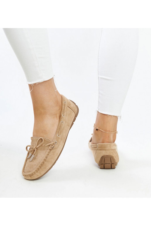 Braune Mokassins mit Schleife Hayam